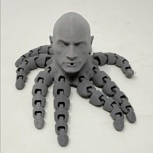3D Printed Gray Roctopus